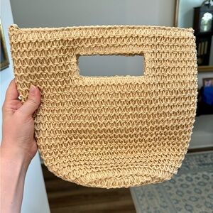 Universal Thread Tan Woven Tote Bag
